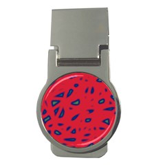 Red Neon Money Clips (round) 