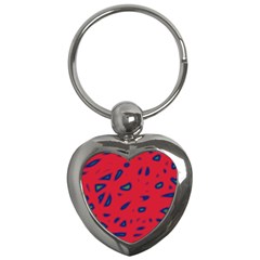 Red Neon Key Chains (heart) 