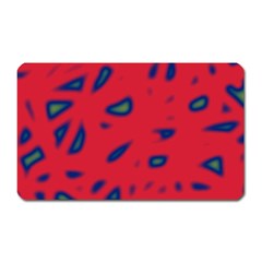 Red Neon Magnet (rectangular)