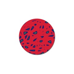 Red Neon Golf Ball Marker