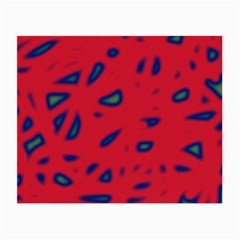 Red Neon Small Glasses Cloth (2-side)