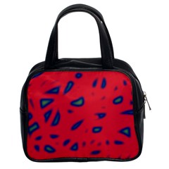 Red Neon Classic Handbags (2 Sides)