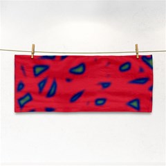 Red Neon Hand Towel