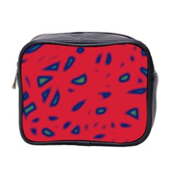 Red Neon Mini Toiletries Bag 2-side