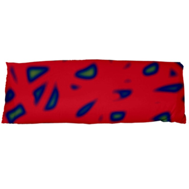 Red neon Body Pillow Case Dakimakura (Two Sides)