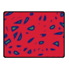 Red Neon Double Sided Fleece Blanket (small) 