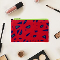 Red Neon Cosmetic Bag (xs) by Valentinaart