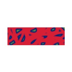 Red Neon Satin Scarf (oblong)