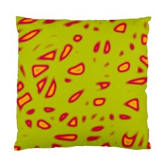 Yellow Neon Design Standard Cushion Case (two Sides)