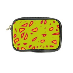 Yellow Neon Design Coin Purse by Valentinaart