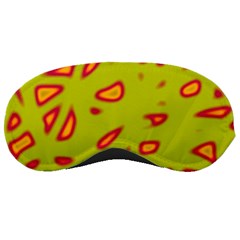 Yellow Neon Design Sleeping Masks