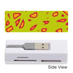 Yellow Neon Design Memory Card Reader (stick) 