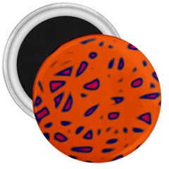 Orange Neon 3  Magnets