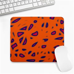 Orange Neon Large Mousepads