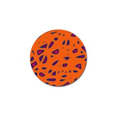 Orange Neon Golf Ball Marker (10 Pack)