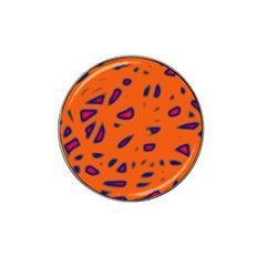 Orange Neon Hat Clip Ball Marker