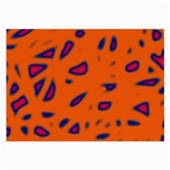 Orange Neon Large Glasses Cloth (2-side)