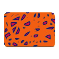 Orange Neon Plate Mats