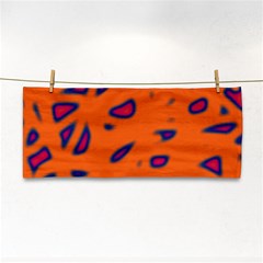 Orange Neon Hand Towel