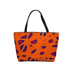 Orange neon Shoulder Handbags Front