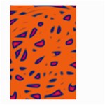 Orange neon Large Garden Flag (Two Sides) Back