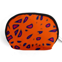 Orange Neon Accessory Pouches (medium) 