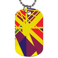 Hot Abstraction Dog Tag (two Sides)