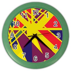 Hot Abstraction Color Wall Clocks