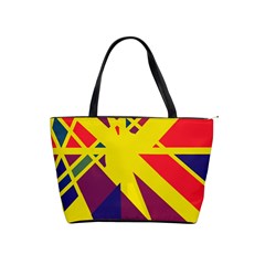 Hot Abstraction Shoulder Handbags by Valentinaart