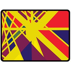 Hot Abstraction Fleece Blanket (large) 