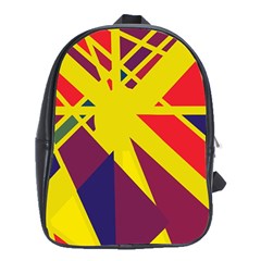 Hot Abstraction School Bags (xl) 