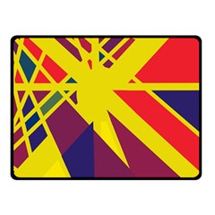 Hot Abstraction Double Sided Fleece Blanket (small) 