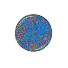 Colorful Neon Chaos Hat Clip Ball Marker