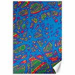 Colorful neon chaos Canvas 24  x 36  23.35 x34.74  Canvas - 1