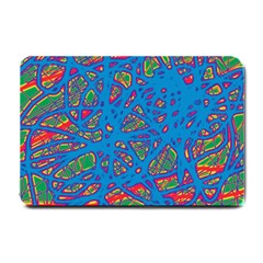 Colorful Neon Chaos Small Doormat 