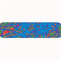 Colorful Neon Chaos Large Bar Mats