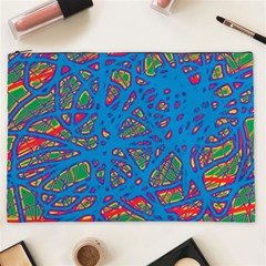 Colorful Neon Chaos Cosmetic Bag (xxl)  by Valentinaart