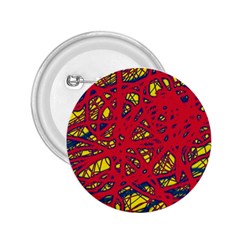 Yellow And Red Neon Design 2 25  Buttons