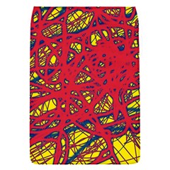 Yellow And Red Neon Design Flap Covers (s) 