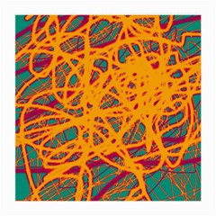 Orange Neon Chaos Medium Glasses Cloth (2-side)