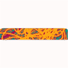 Orange Neon Chaos Small Bar Mats