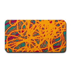 Orange Neon Chaos Medium Bar Mats