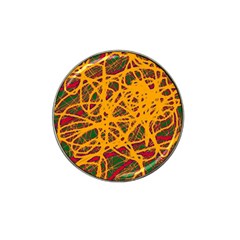 Yellow Neon Chaos Hat Clip Ball Marker (4 Pack)