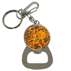 Yellow Neon Chaos Bottle Opener Key Chains