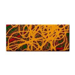 Yellow Neon Chaos Hand Towel