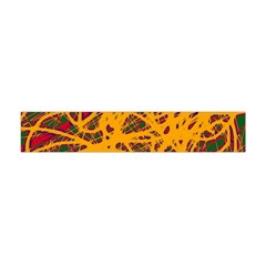 Yellow Neon Chaos Flano Scarf (mini)