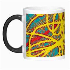 Yellow Neon Morph Mugs by Valentinaart