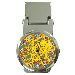 Yellow Neon Money Clip Watches