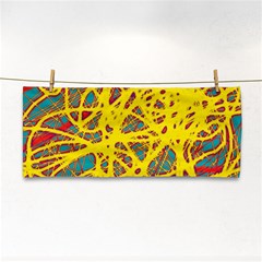 Yellow Neon Hand Towel