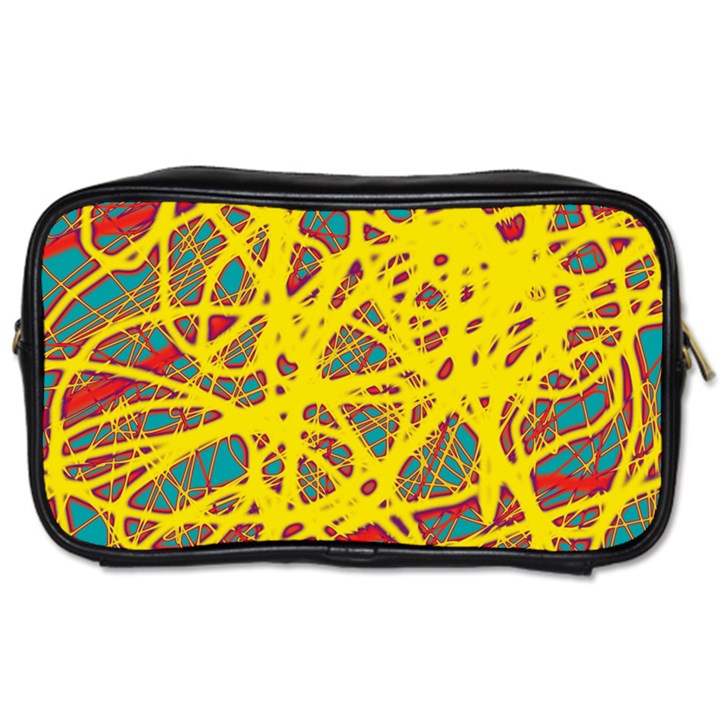 Yellow neon Toiletries Bags